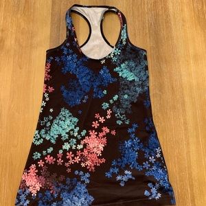 Lululemon floral racerback tank